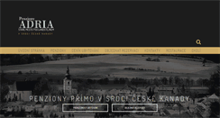Desktop Screenshot of penzionadria.cz